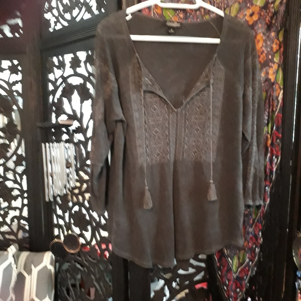 Lucky brand women's boho top